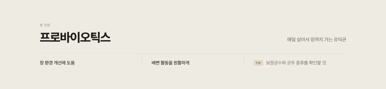 프로바이오틱스