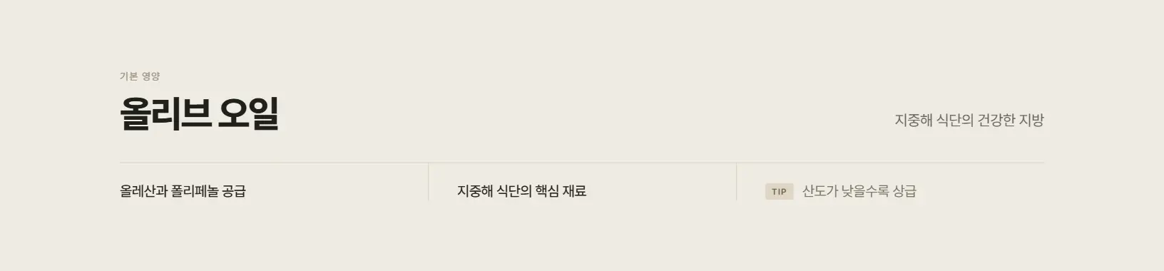 올리브 오일