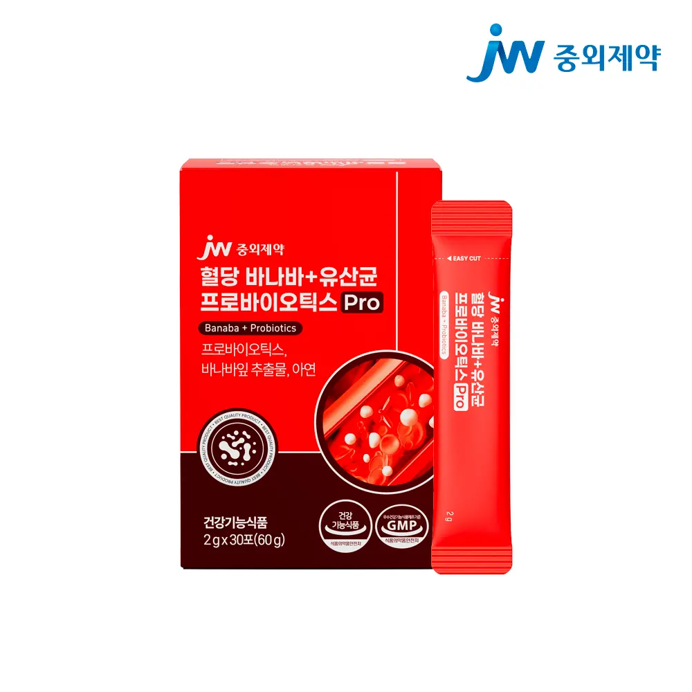 JW중외제약 혈당 바나바+유산균 프로바이오틱스 Pro (3EA)