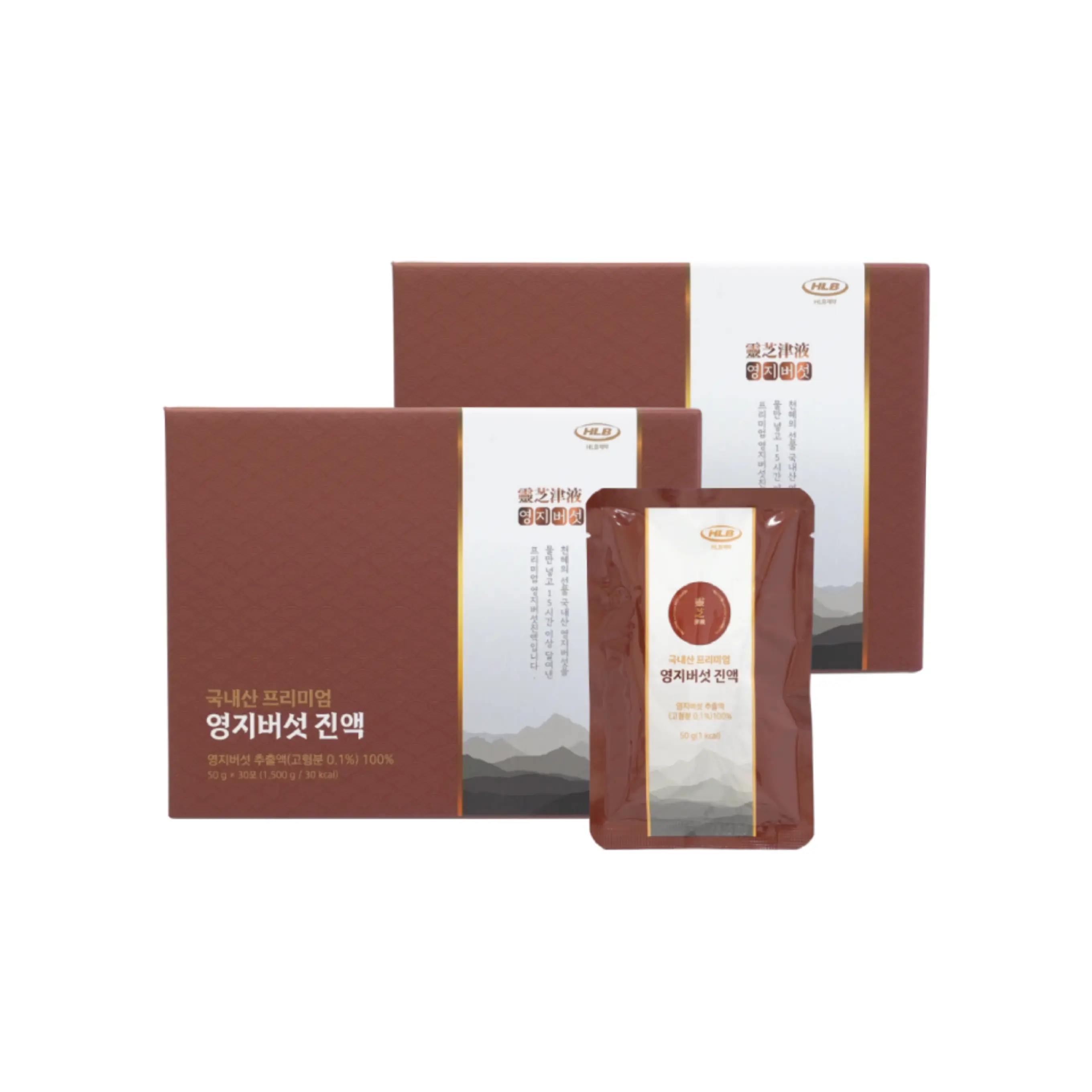 HLB제약 국내산 프리미엄 영지버섯 진액 (2EA)