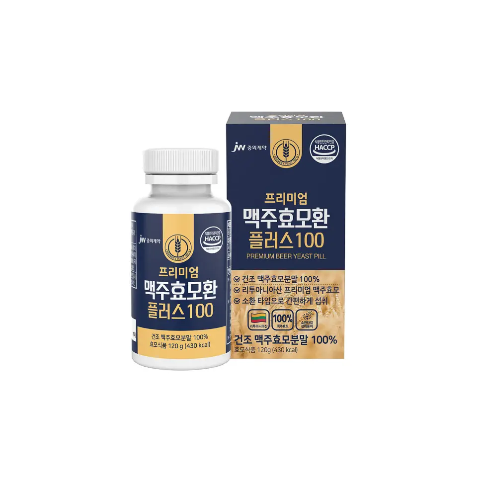 JW중외제약 프리미엄 맥주효모환 플러스 100 (3EA)