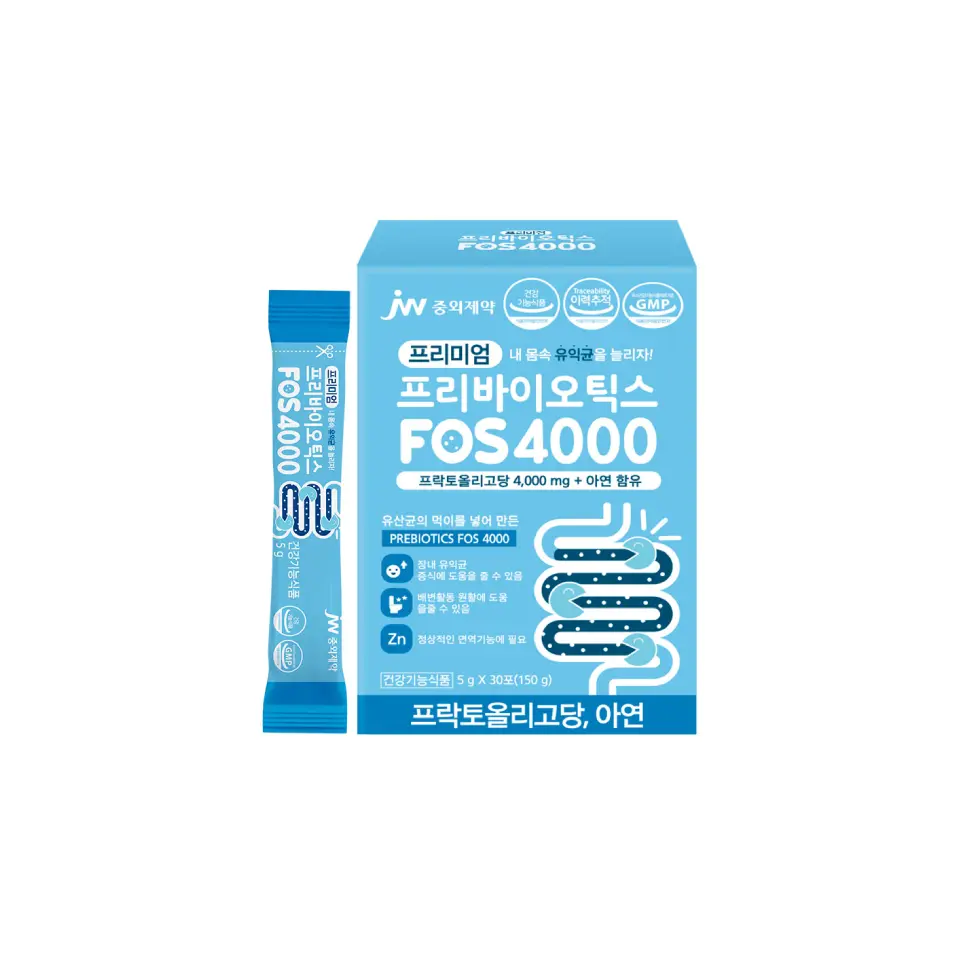 JW중외제약 프리미엄 프리바이오틱스 FOS 4000 (3EA)