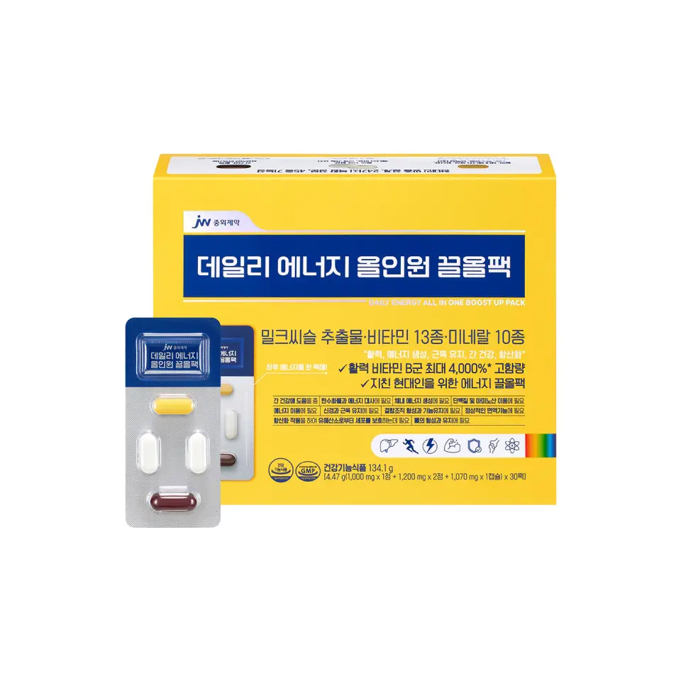 JW중외제약 데일리 에너지 올인원 끌올팩 (3EA)